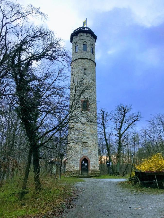Ferienwohnung Morgensonne Am Kurpark Bad Berka - Parkplatz - Spielplatz - Wlan - 2 Schlafzimmer Dış mekan fotoğraf